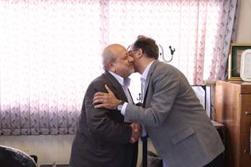 دیدار دکتر عرب، رئیس دانشگاه از همکاران بازنشسته کانون بازنشستگان دانشگاه