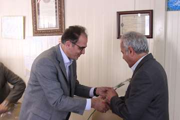 دیدار دکتر عرب، رئیس دانشگاه از همکاران بازنشسته کانون بازنشستگان دانشگاه