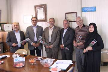 دیدار دکتر عرب، رئیس دانشگاه از همکاران بازنشسته کانون بازنشستگان دانشگاه