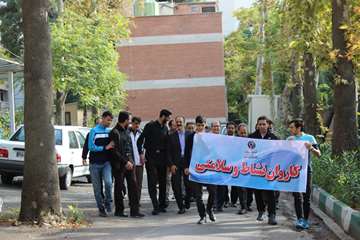 همایش پیاده روی همگانی به مناسبت هفته تربیت بدنی