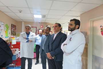 بازدید دکتر عرب از رفیده