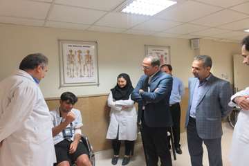 بازدید دکتر عرب از رفیده