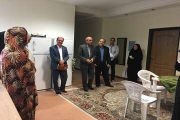 بازدید ریاست و معاونان دانشگاه علوم بهزیستی و توانبخشی از خوابگاههای دانشجویی این دانشگاه