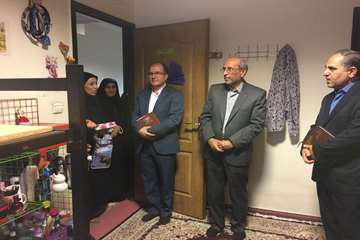 بازدید ریاست و معاونان دانشگاه علوم بهزیستی و توانبخشی از خوابگاههای دانشجویی این دانشگاه