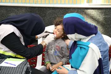 خدمات رایگان بسیج جامعه پزشکی دانشگاه به اهالی منطقه خزانه بخارایی