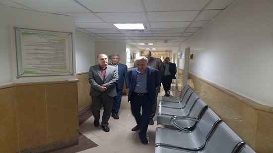 بازدید رئیس دانشگاه از بیمارستان توانبخشی رفیده 
